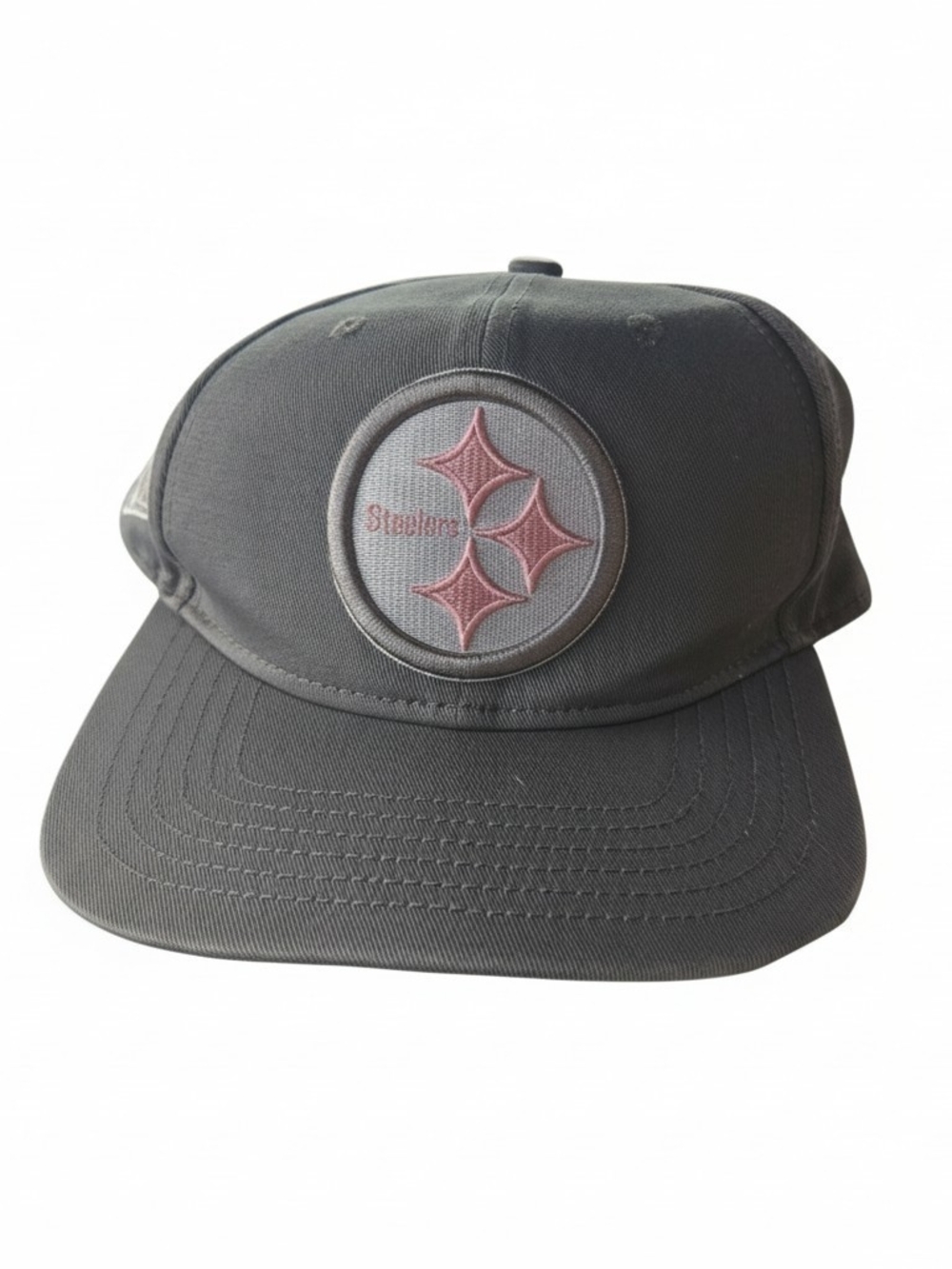 Steelers Logo Black Snapback Hat